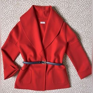 AGNONA 100% Double face Cashmere shawl collar jacket size 46 with tags